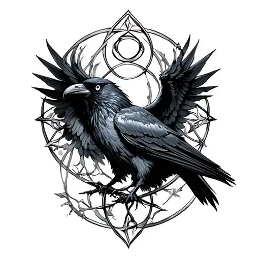 Hecate Witchcraft Triskele Raven Nature