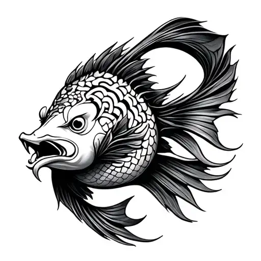 Asian Celtic Fish Transforming