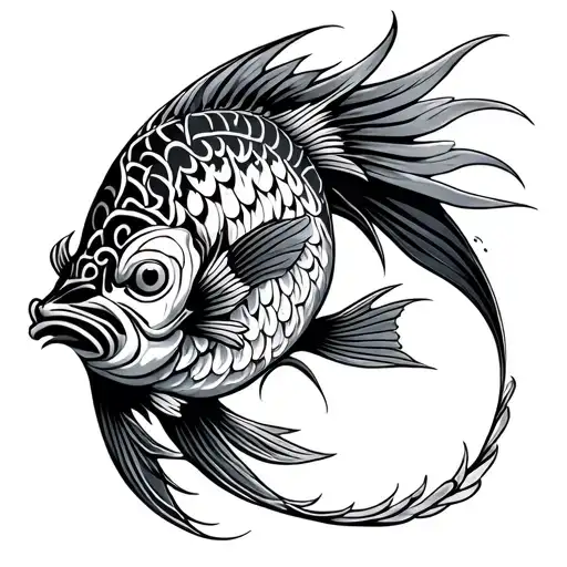 Asian Celtic Fish Transforming