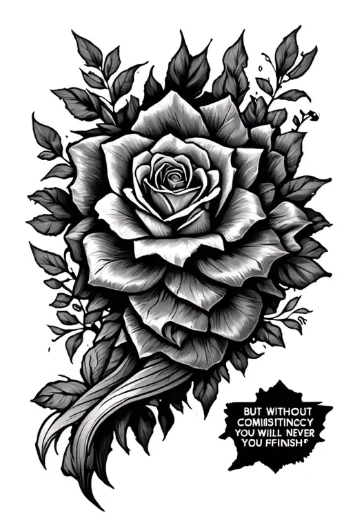 Without Commitment You Will Never Startbut Without Consistency You Will Never Finish Discipline