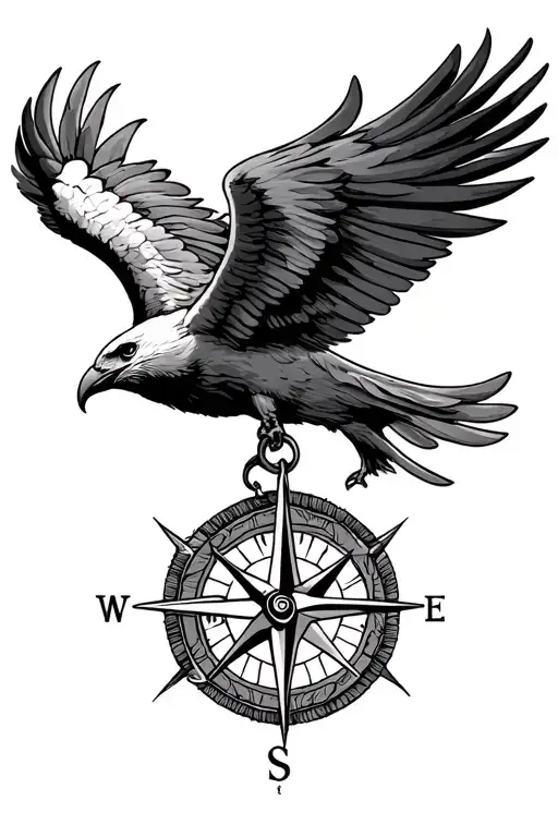 Freedom Bird Bult And Compass