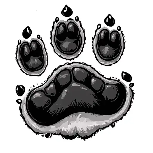 Dog Paw Print