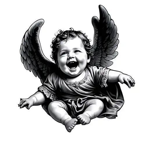 Angel Baby Laughing