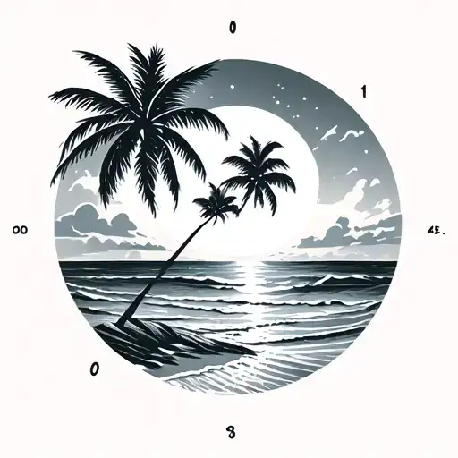 Coordinates With A Beach