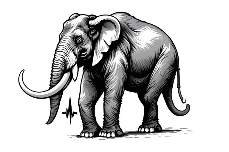 Mammoth And Heartbeat Line