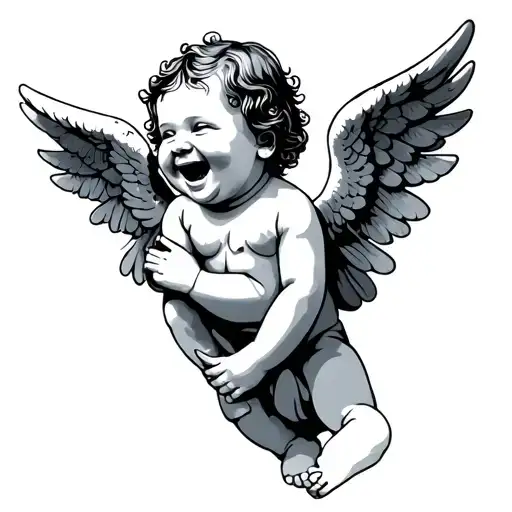 Baby Angel Laughing