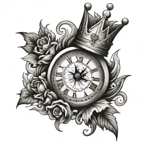 Clock With Crown