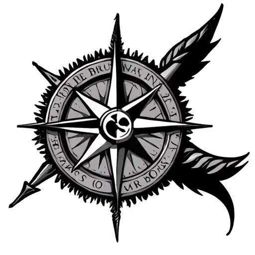 Nantucket And Compass Rose