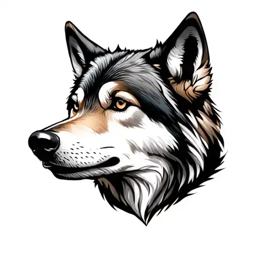 Wolf Looking Forward