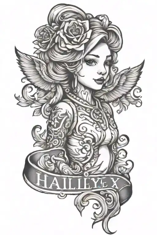 Hailey Name Daughter Shadow Walking