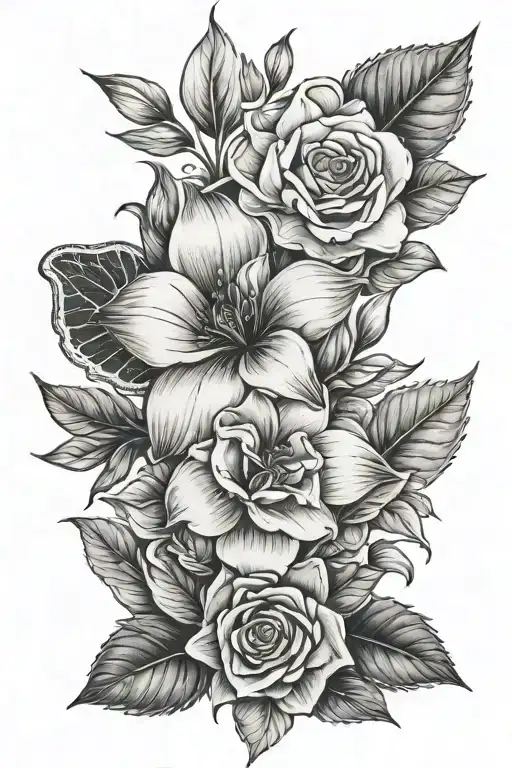 Dainty Tattoo With Alot