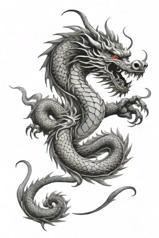 Fearless Chinese Dragon Wrapped