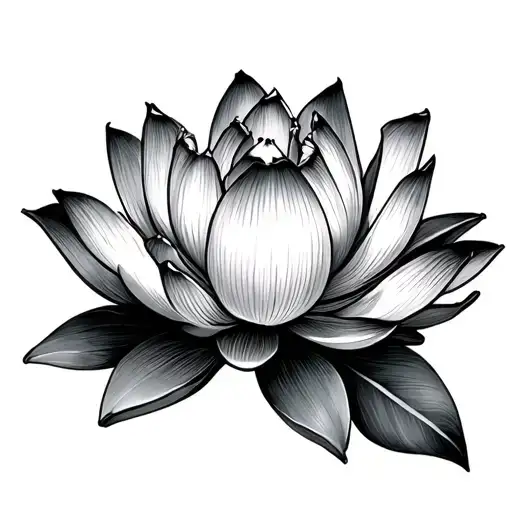 Lotus Flower Small Tattoo Design