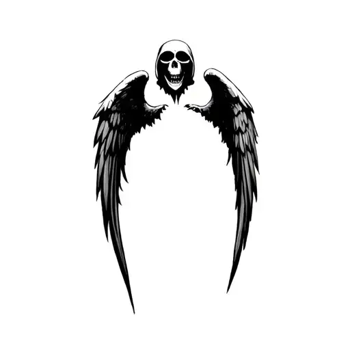 Grim Reaper Fallen Angel Wings