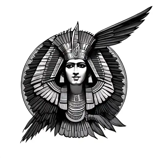 Hansa God Of The Moon In Egypt With