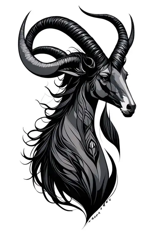 Capricorn Aquarius And Virgo Synbol With Arianna