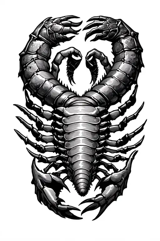 Scorpio Locked In Battle