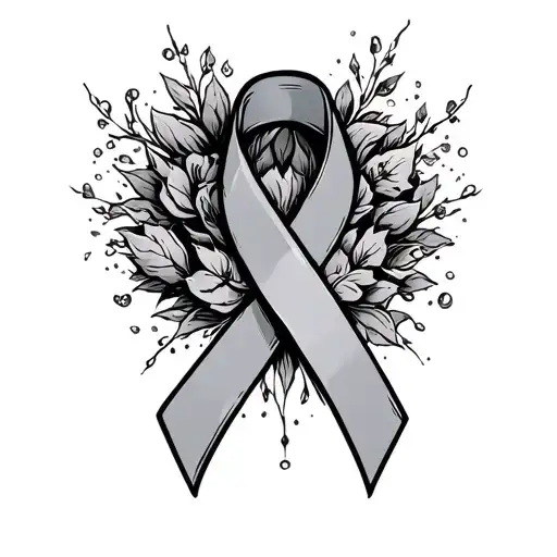 Breast Cancer Ribbon Wrapped