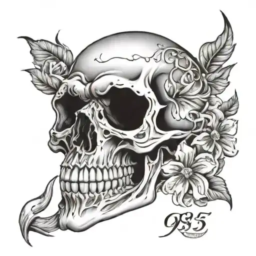 Skull And Number 93