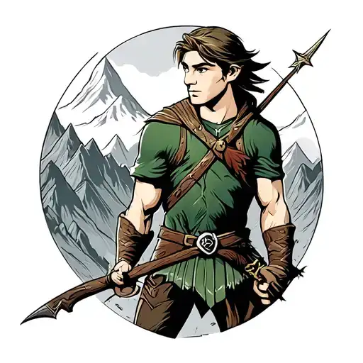 Disney Robin Hood With Mountains