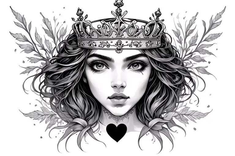 Zariah With A Crown And A Heart