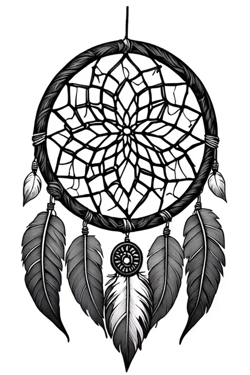 Cross And Dreamcatcher