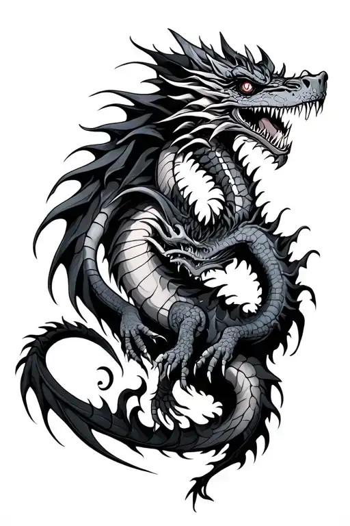 Dragon And Samuray Zombie