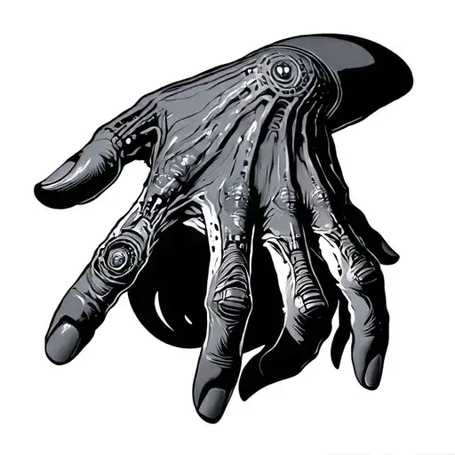 Space Full Hands Alien