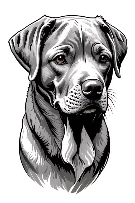 God Of The Dead Labrador Puppy Face