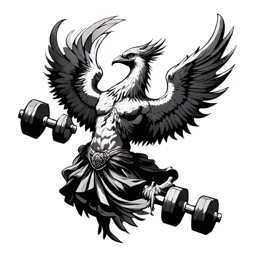 Phoenix Dancing With Dumbbels