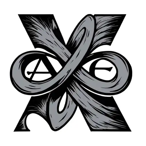 The Word Ace In A Infinity Symbol Intertwined