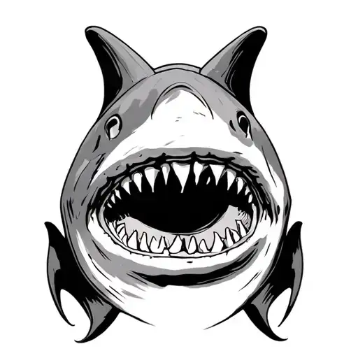 Shark Jaw With Eye Inside