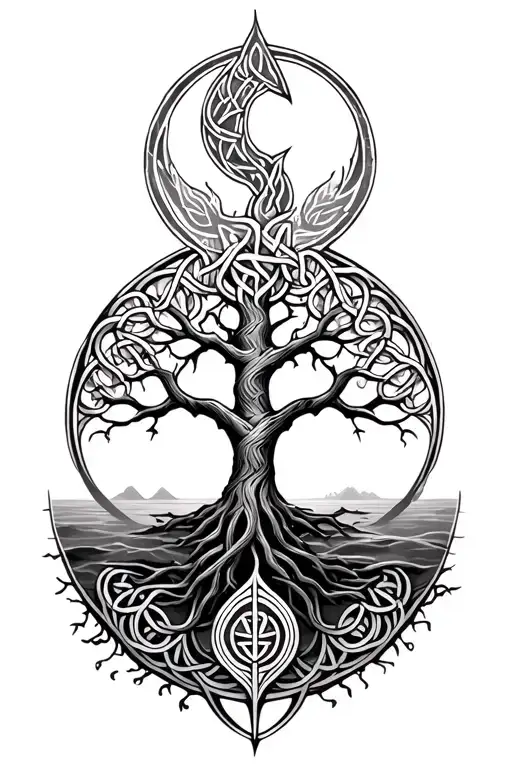 Celtic Featuring Tree Of Life
