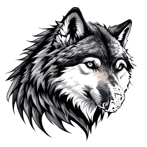 Same Animal Different Beast With Wolf Surrounded