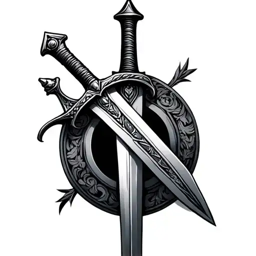 Roman Sword Surrounded