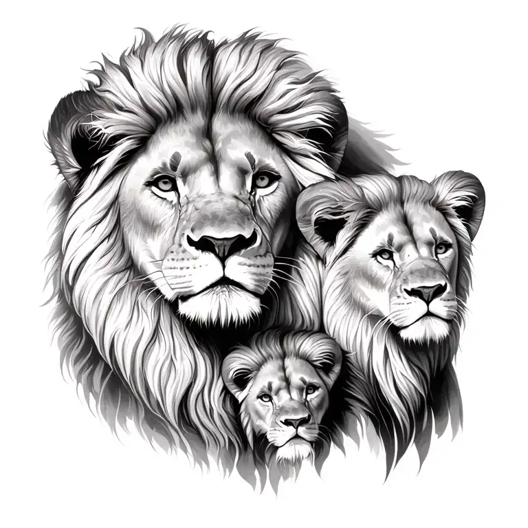 Family Lion