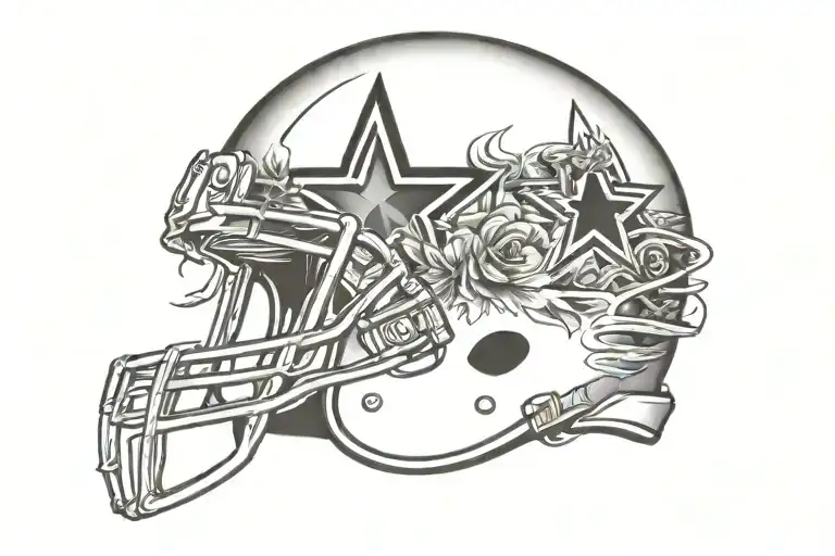 Dallas Cowboys Football Helmet