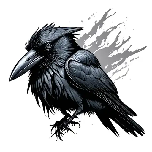 Crow Half Dead