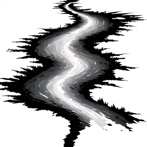 A Dark Path That Splits Into Two Roads Diverge