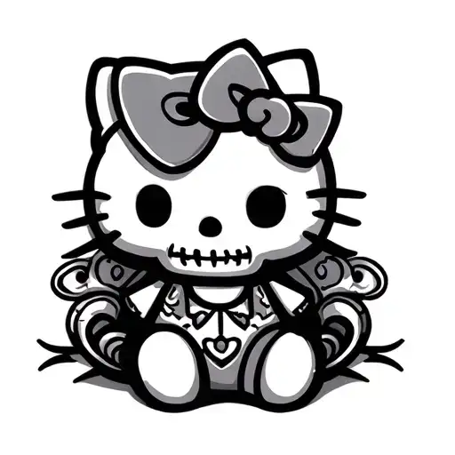 A Skull Hello Kitty