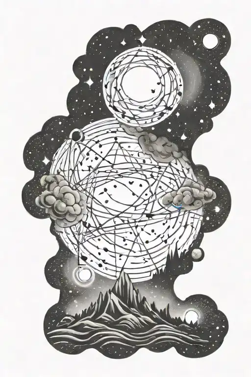 Galaxy Filled With Big Dipper Constellation