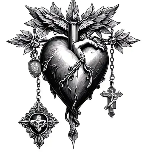 St Jude Rosary Sacred Heart