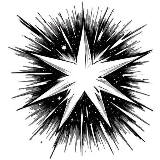 Star Exploding In Space