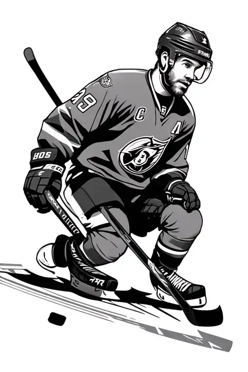 Ice Hockey Journey Depicted