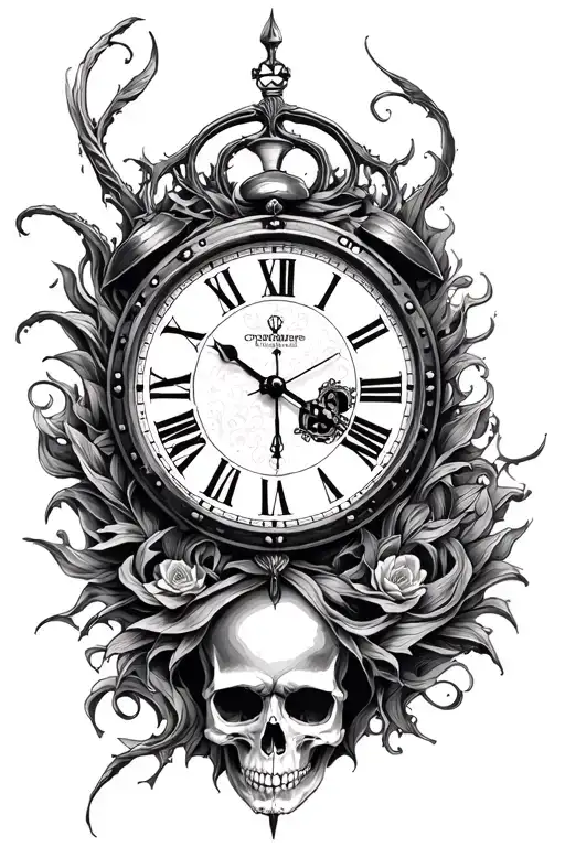 Skull Clock
