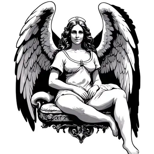 Nurse Gaurdian Angel Sitting