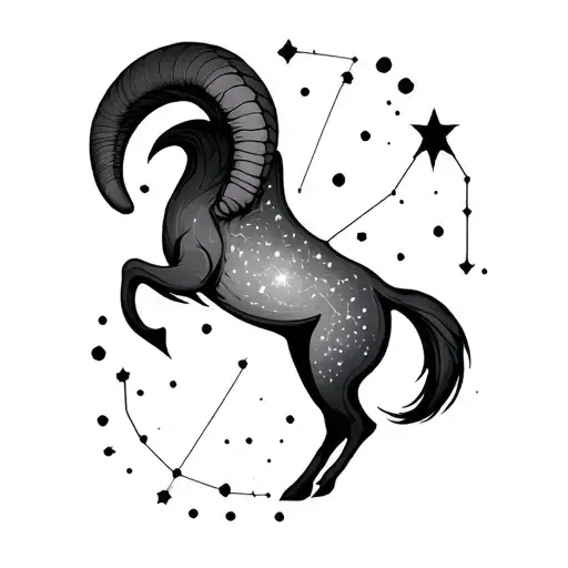 Aries Constellation Fine Line