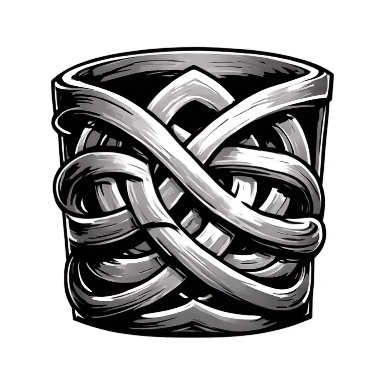Celtic Knot Wrapped Around Wrist