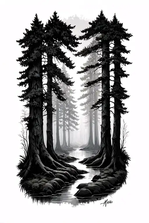 Cocer Soaniel Forest Trees Looking