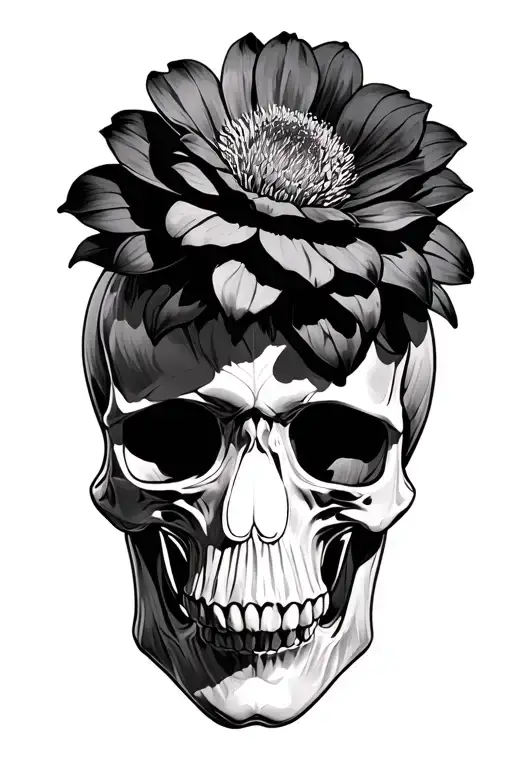 Heise Head Of Skull Flower Of Rododindron Louve